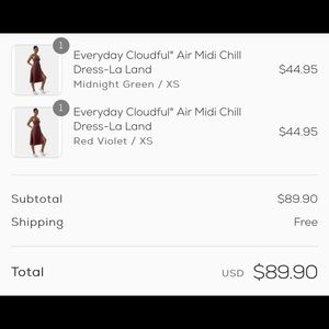 Two Dresses for price of one! HALARA everyday midi chill dress XS